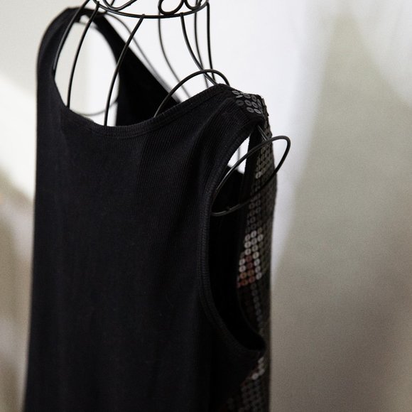 Maurice's Black/Silver SequinTank - Picture 8 of 8